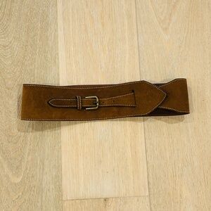 CLUB MONACO WIDE LEATHER BELT
